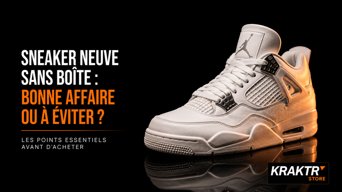 Sneaker neuve sans boîte : bonne affaire ou achat à éviter ?