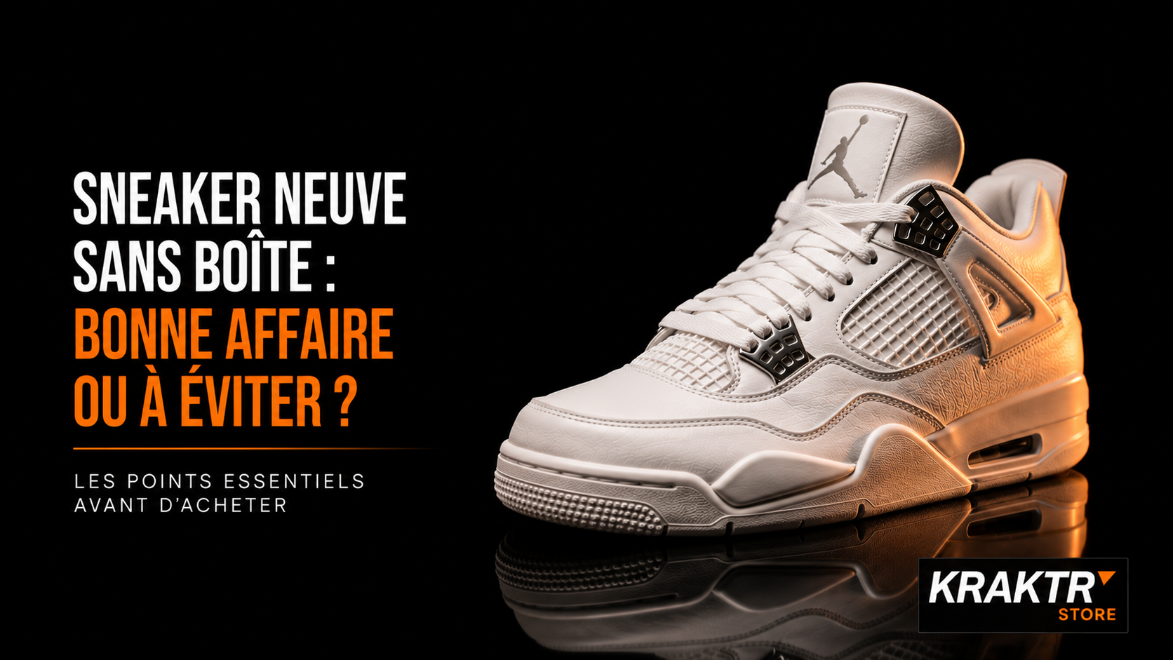 Sneaker neuve sans boîte : bonne affaire ou achat à éviter ?