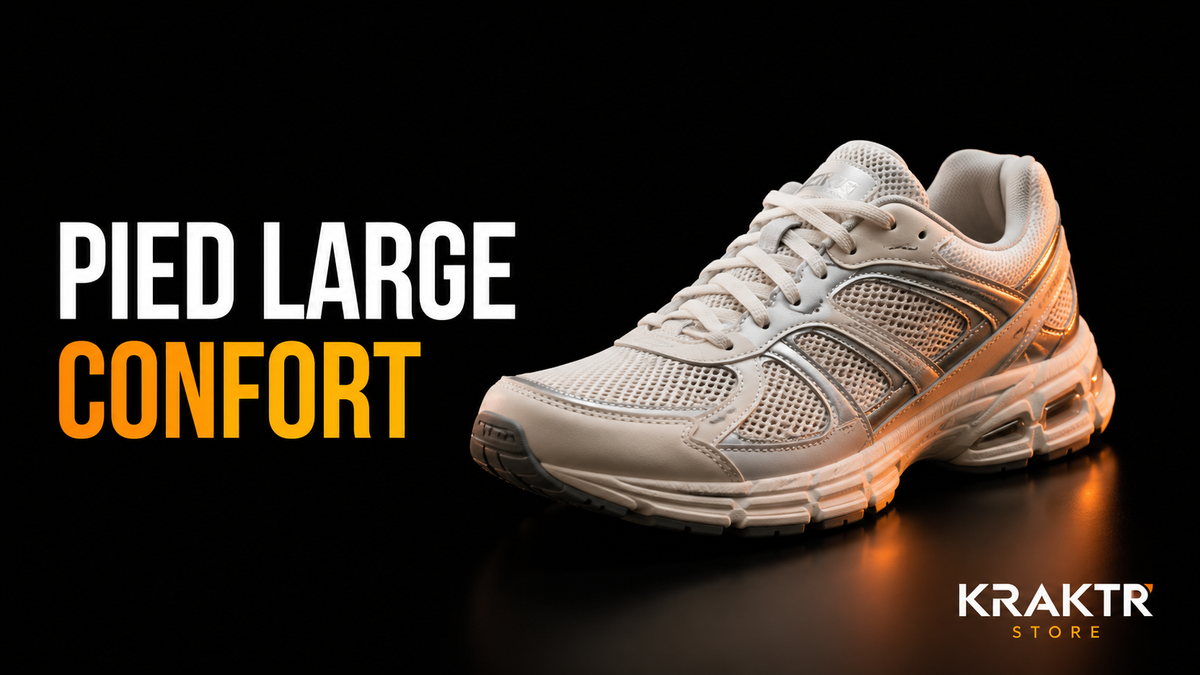 Sneakers pour pied large - modèles confortables et adaptés au quotidien | KRAKTR STORE
