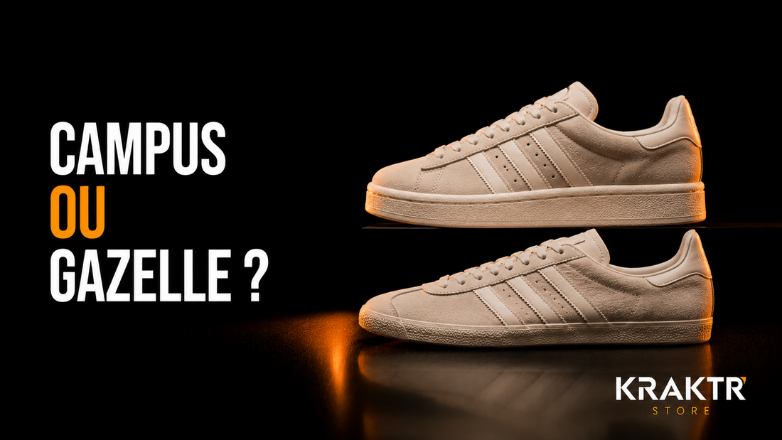 Comparatif Adidas Campus et Adidas Gazelle - style, confort et usage quotidien | KRAKTR STORE