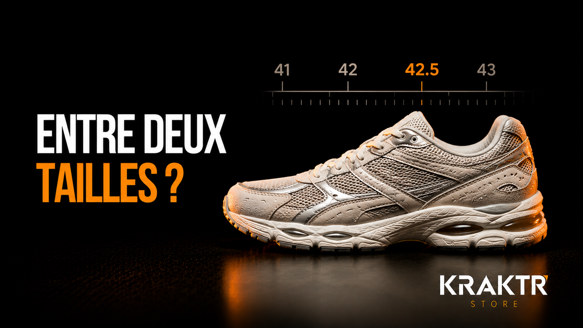 Comment choisir une sneaker quand on est entre deux tailles ?