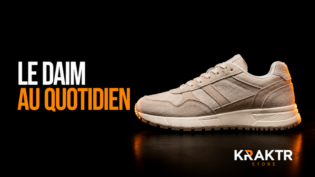Sneaker en daim pour un usage quotidien - élégance et entretien au quotidien | KRAKTR STORE