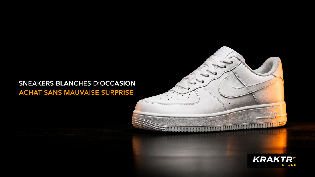 Sneakers blanches d’occasion : comment les acheter sans mauvaise surprise