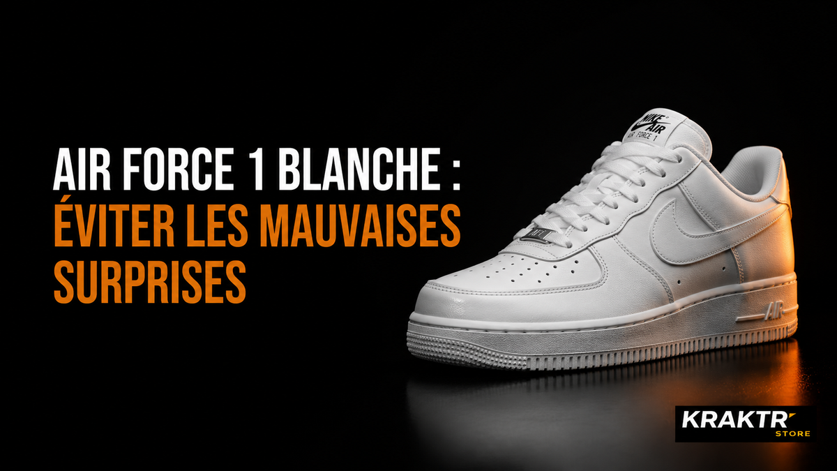 Nike Air Force 1 blanche : comment éviter les mauvaises surprises avant achat