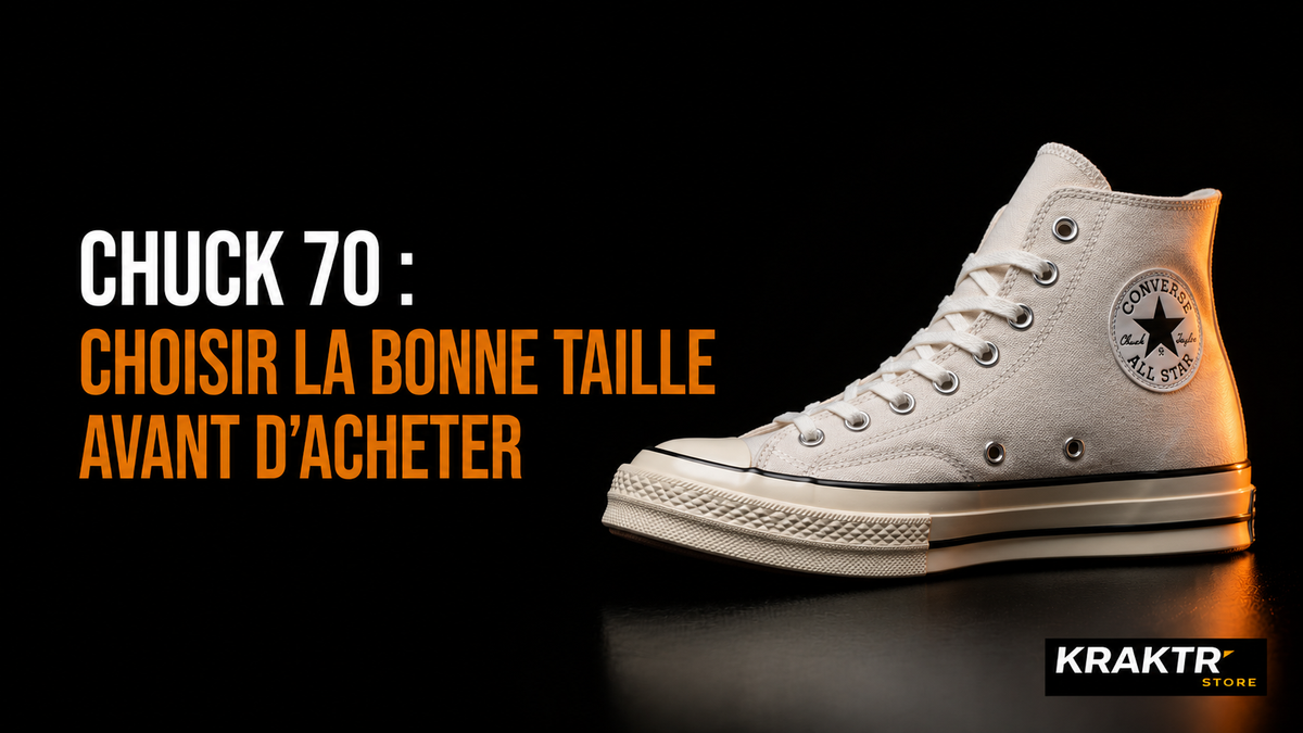 Converse Chuck 70 : comment choisir la bonne taille avant d’acheter