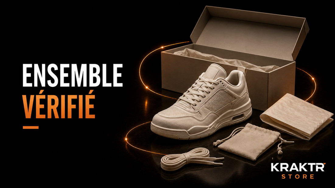Sneaker premium avec boîte et accessoires vérifiés avant mise en vente | KRAKTR STORE