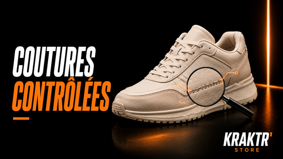 Sneaker premium avec contrôle des coutures avant mise en vente – KRAKTR STORE