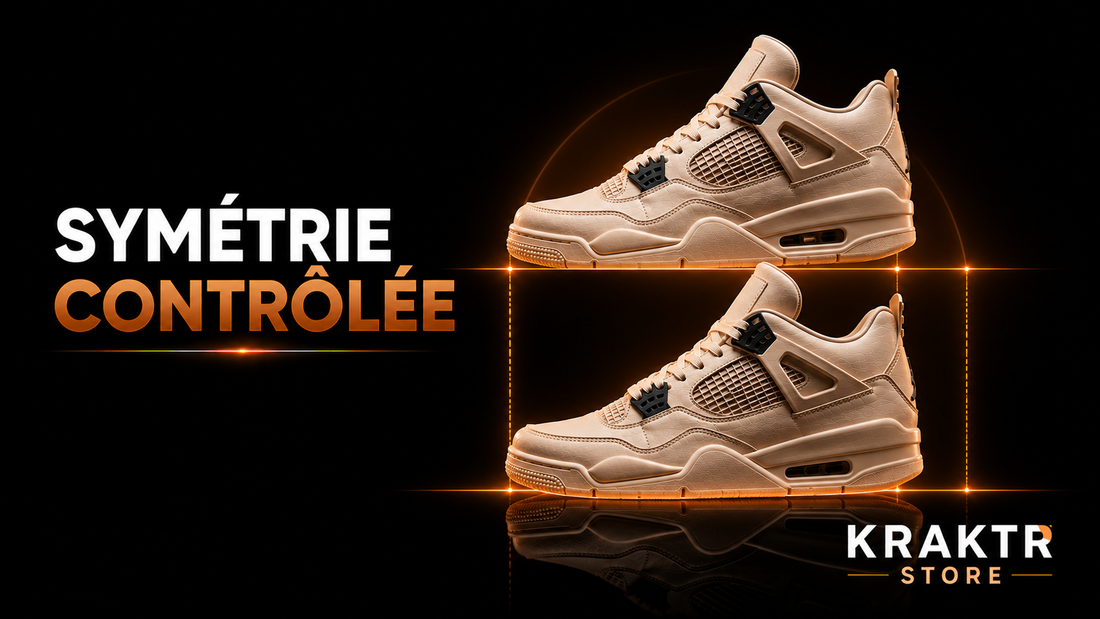 Comparaison de deux sneakers premium pour contrôler la symétrie de l'affaissement des semelles | KRAKTR STORE