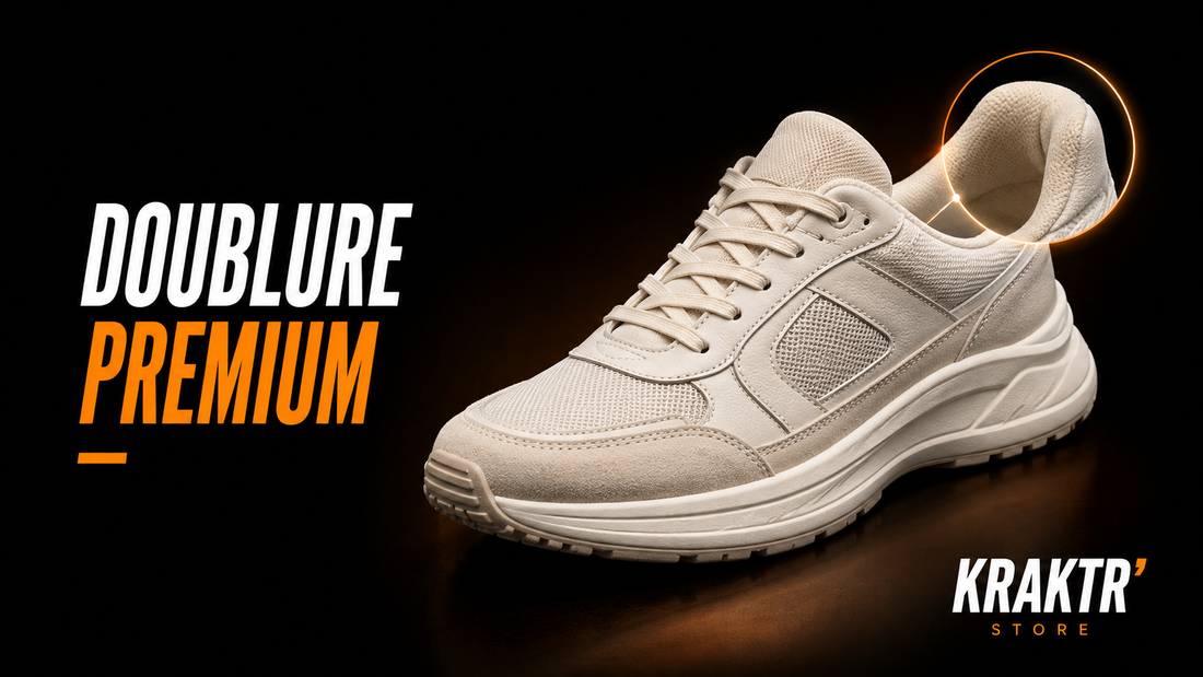 Sneaker premium mettant en valeur une doublure intérieure de qualité pour un confort durable – KRAKTR STORE