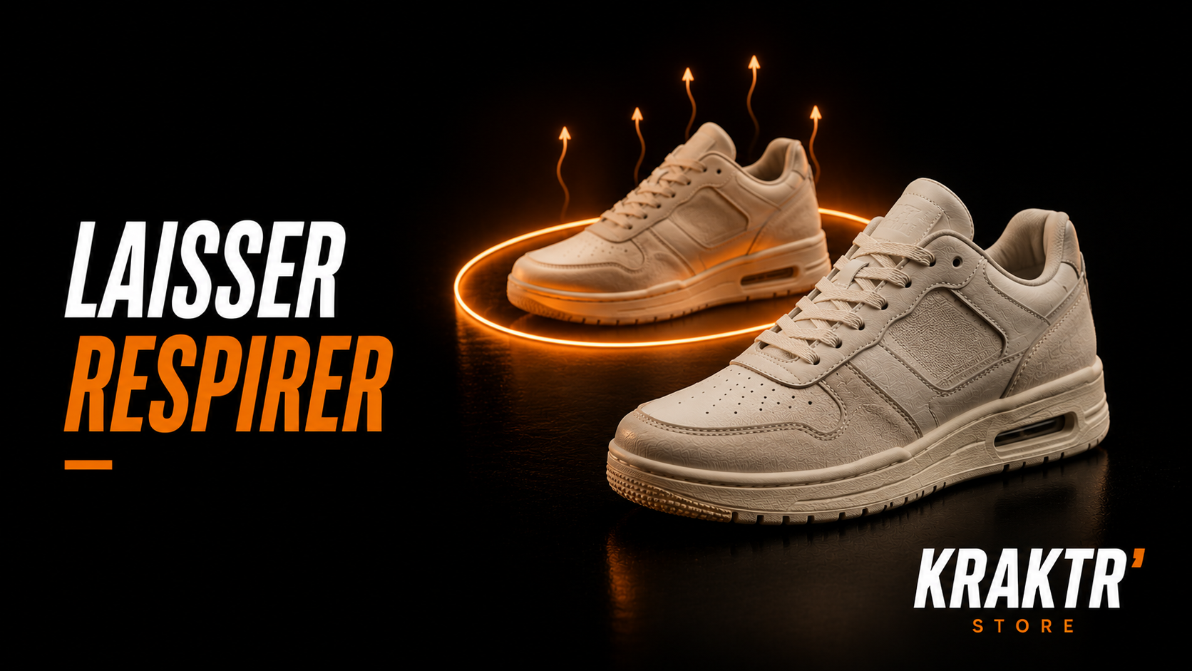 Deux sneakers premium illustrant l'intérêt de laisser reposer une paire entre deux utilisations – KRAKTR STORE
