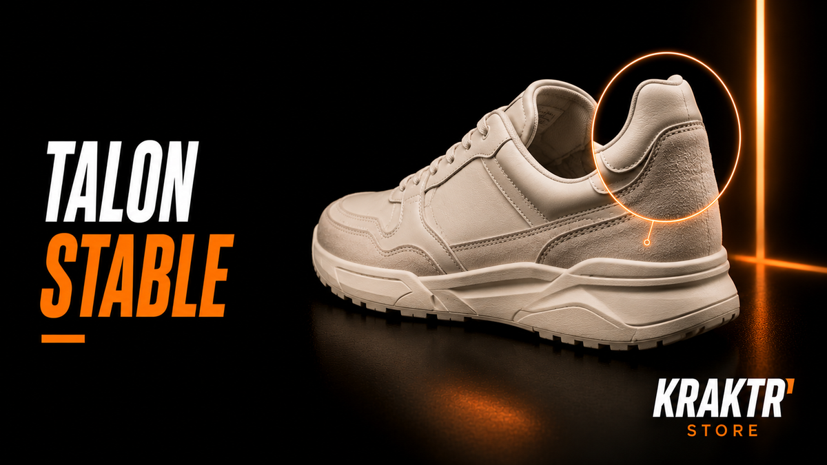 Sneaker premium mettant en avant le maintien du talon et la stabilité de la chaussure – KRAKTR STORE