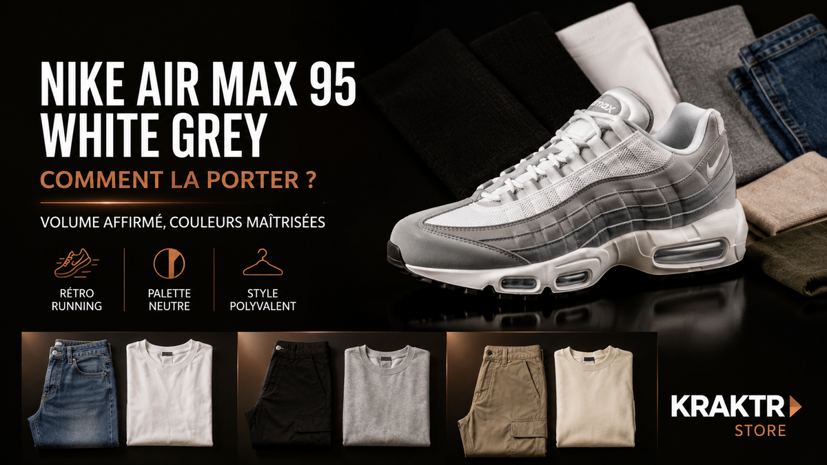 Nike Air Max 95 White Grey – guide style KRAKTR STORE