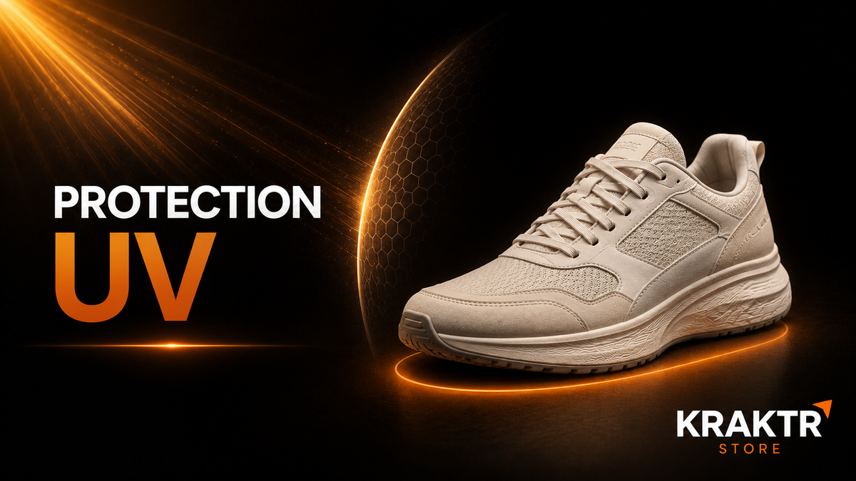 Sneaker premium protégée des rayons UV pour préserver durablement ses matériaux – KRAKTR STORE