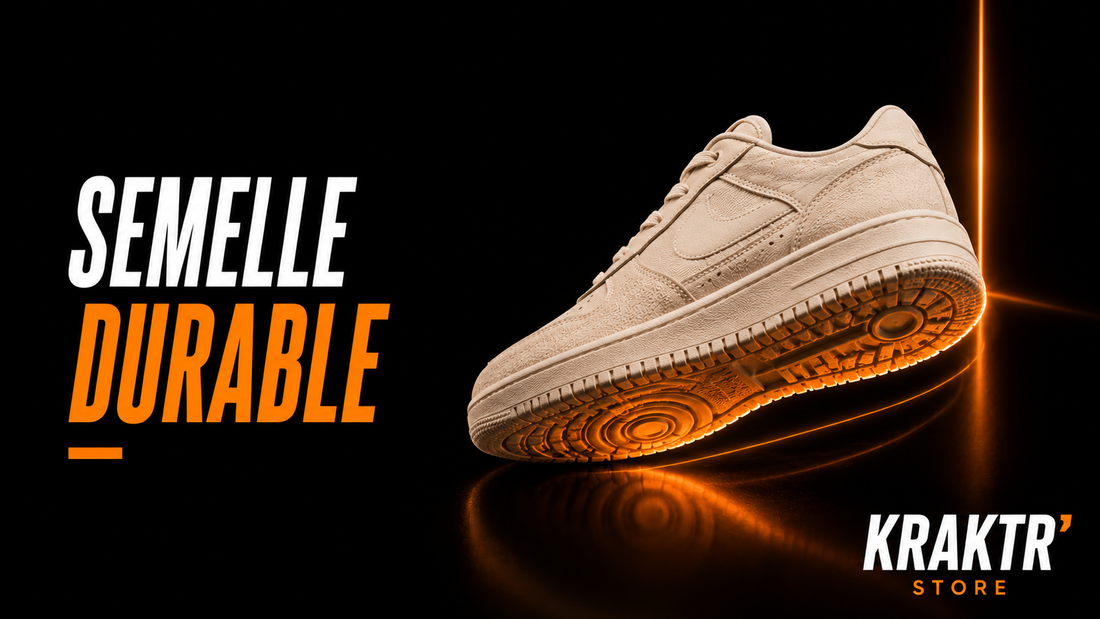 Sneaker premium mettant en avant une semelle extérieure résistante et durable – KRAKTR STORE