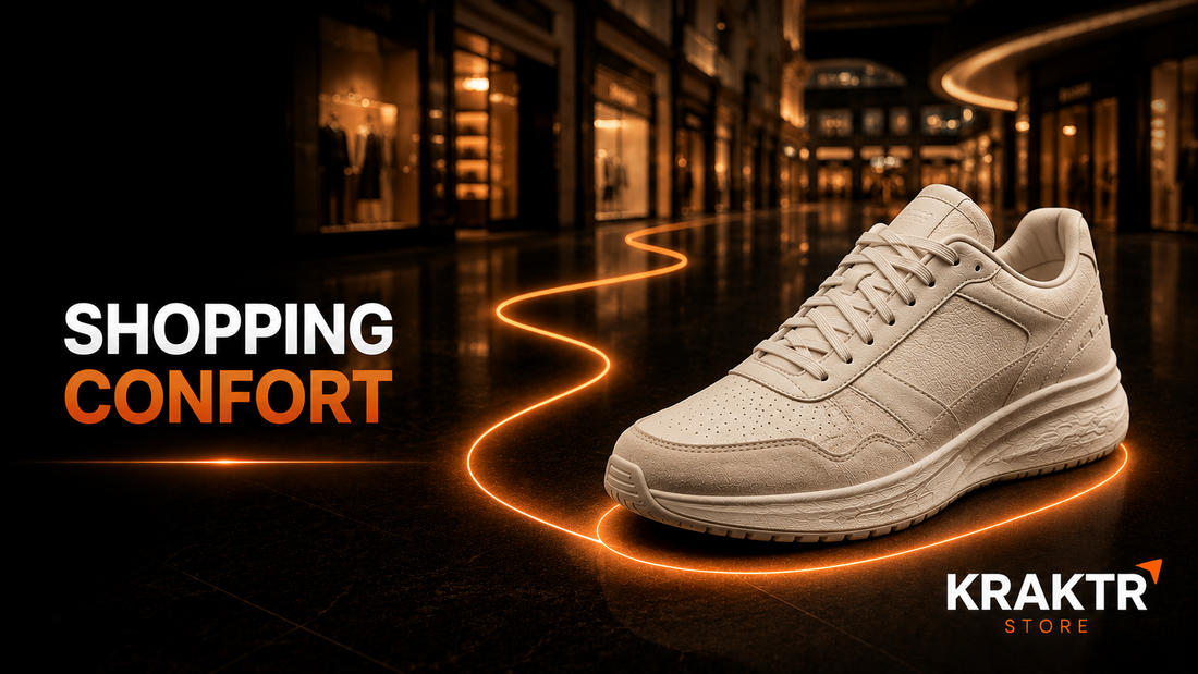 Sneaker premium confortable pour une journée entière en centre commercial – KRAKTR STORE