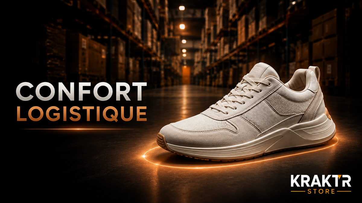 Sneaker premium confortable pour travailler dans un entrepôt logistique | KRAKTR STORE