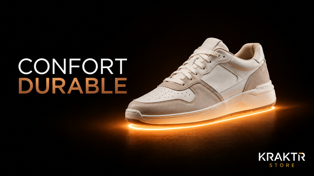 Sneaker premium offrant adhérence, stabilité et confort lors des journées pluvieuses | KRAKTR STORE