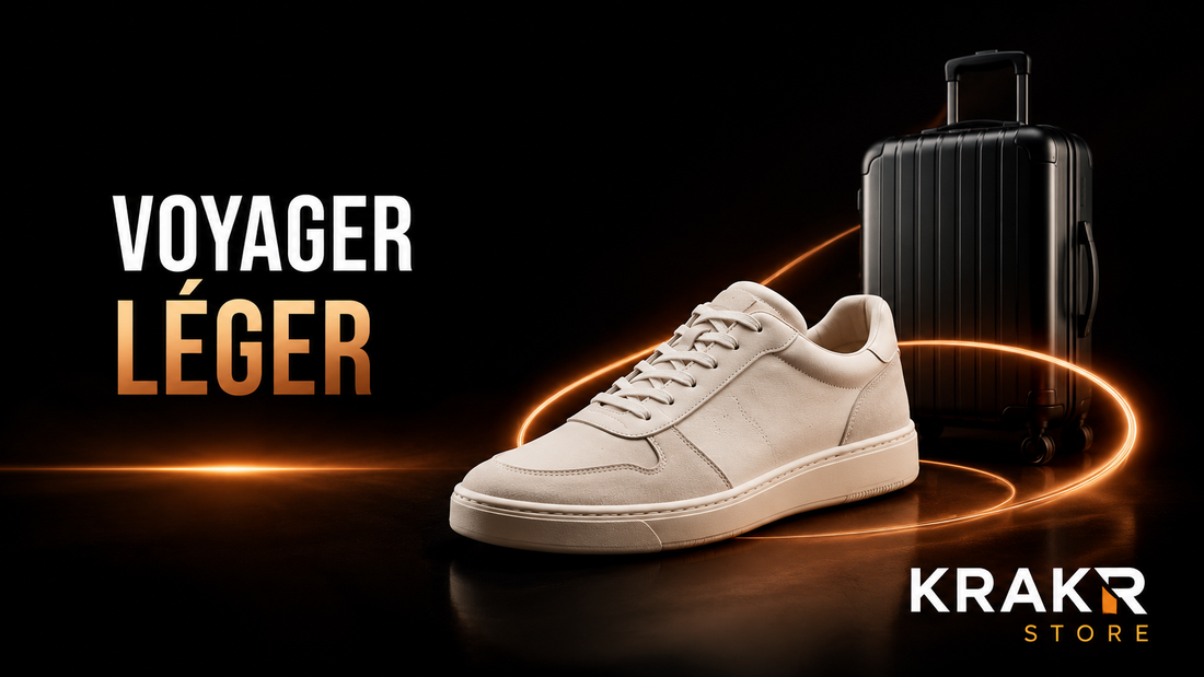 Sneaker premium adaptée aux voyages avec uniquement un bagage cabine – KRAKTR STORE