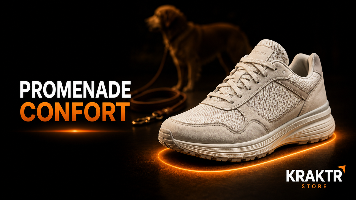 Sneaker premium confortable pour promener son chien au quotidien - KRAKTR STORE