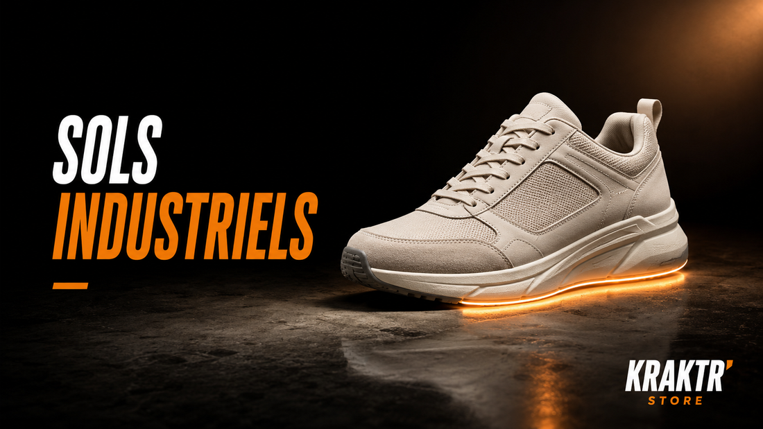 Sneaker premium conçue pour offrir stabilité et confort sur des sols industriels – KRAKTR STORE