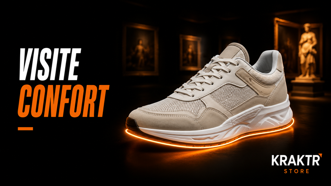 Sneaker premium conçue pour les longues visites de musées avec un confort durable – KRAKTR STORE