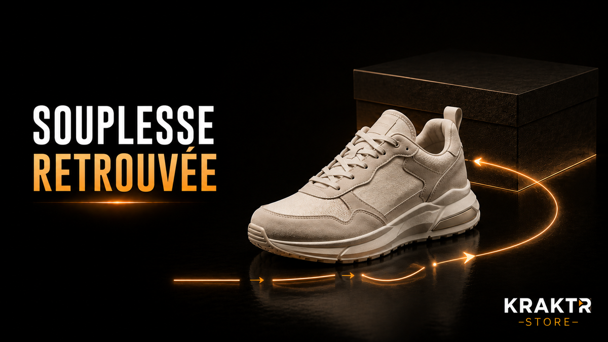 Sneaker premium remise en mouvement progressivement après une longue période de stockage | KRAKTR STORE