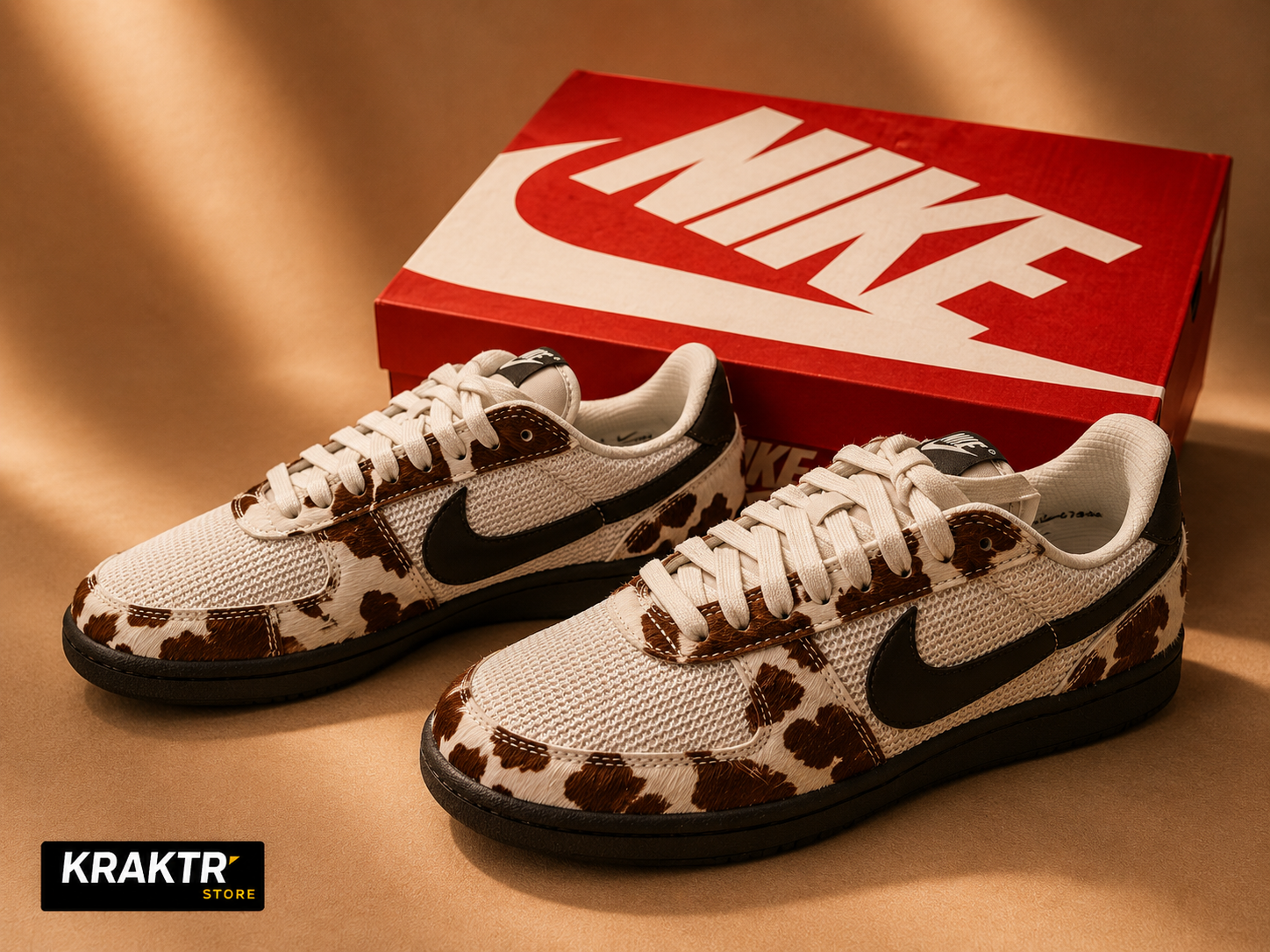 Nike Field General Cow Print Femme Beige Marron 38,5 – KRAKTR STORE
