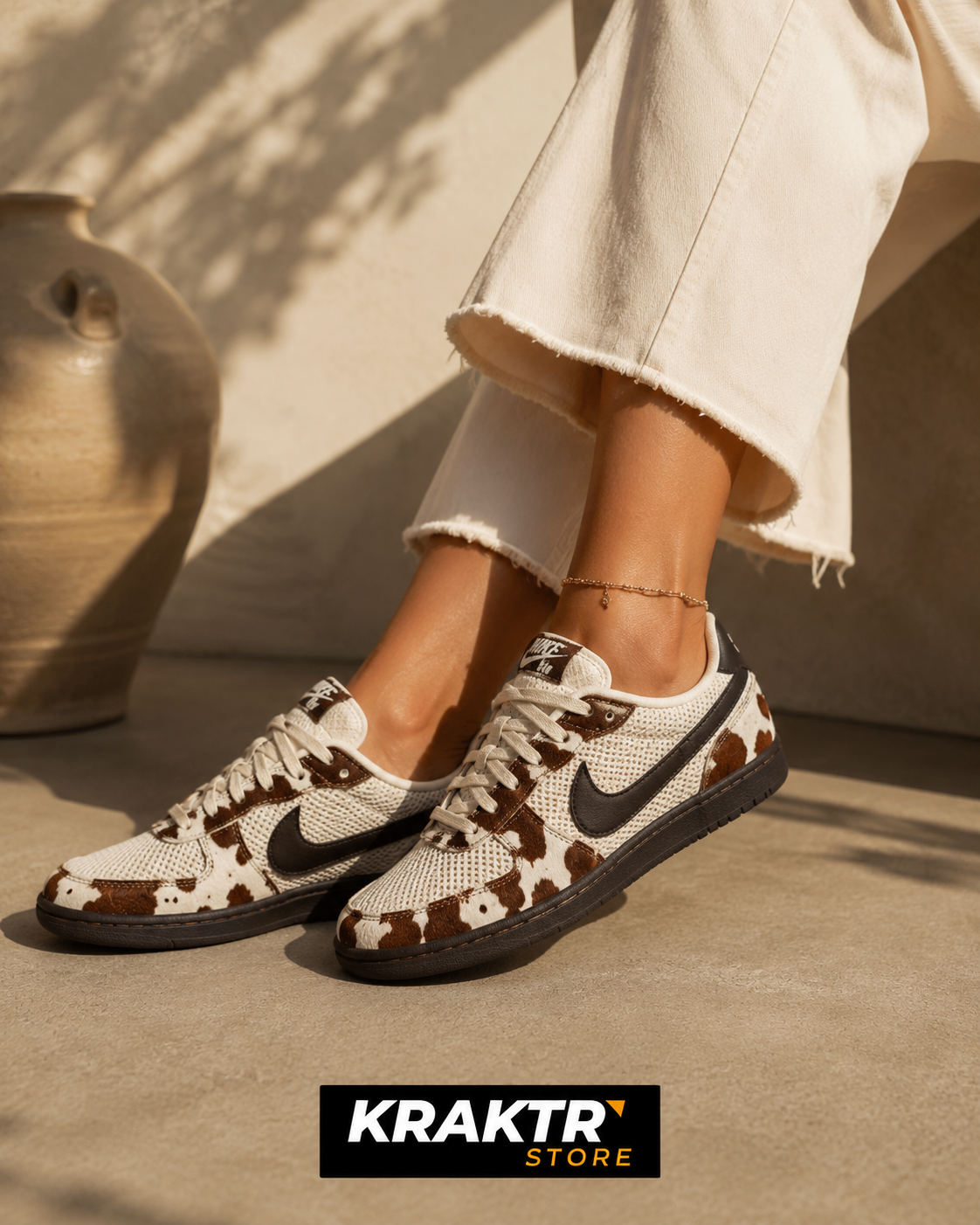 Nike Field General Cow Print Femme Beige Marron 38,5 – KRAKTR STORE