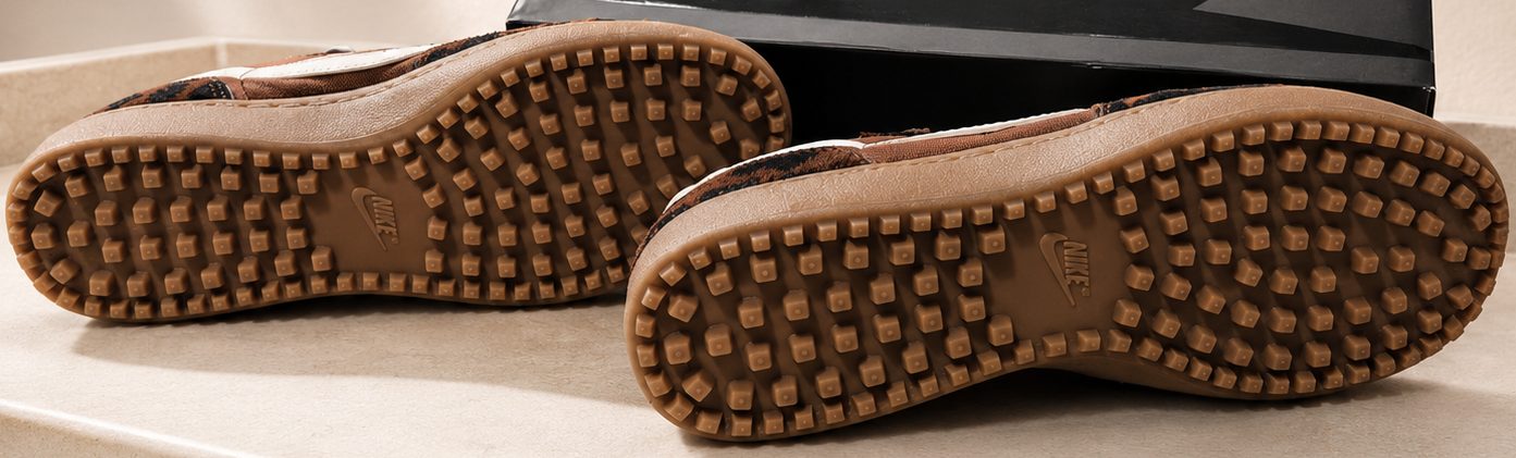 Nike Field General Cinnamon Leopard Femme semelles extérieures gomme
