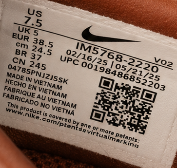 Étiquette intérieure Nike Field General Cinnamon Leopard Femme