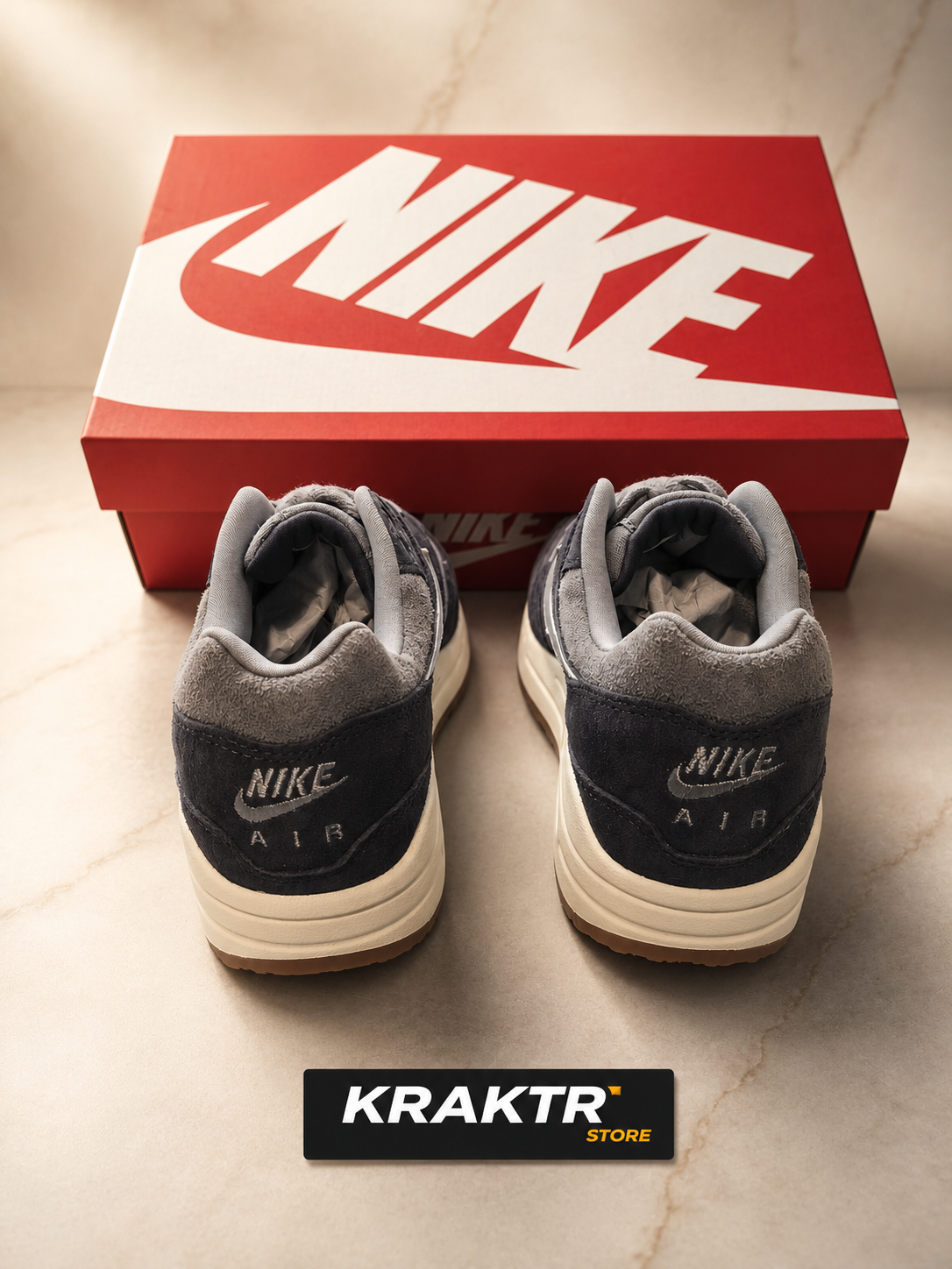 Nike Air Max 1 PRM Soft Grey Neutral Grey Femme – Taille 36
