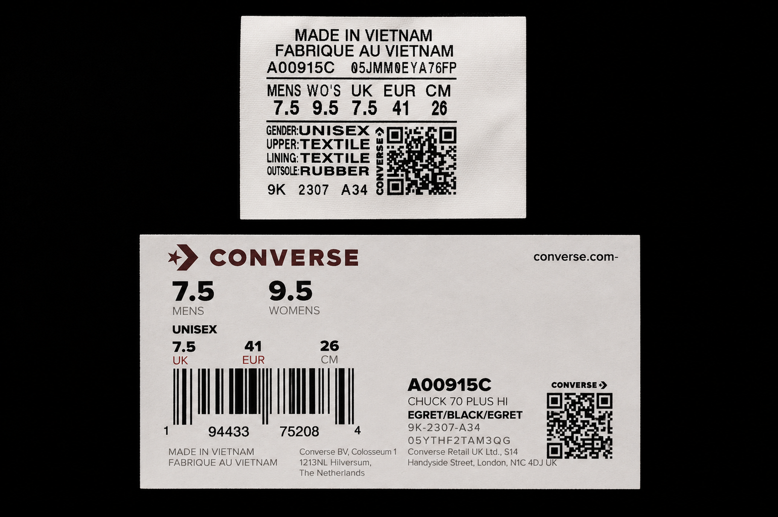 Converse Chuck 70 Plus Hi A00915C Unisexe