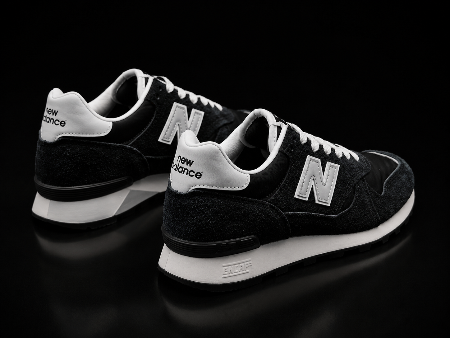 New Balance 475 U475HD noir blanc vue latérale gauche