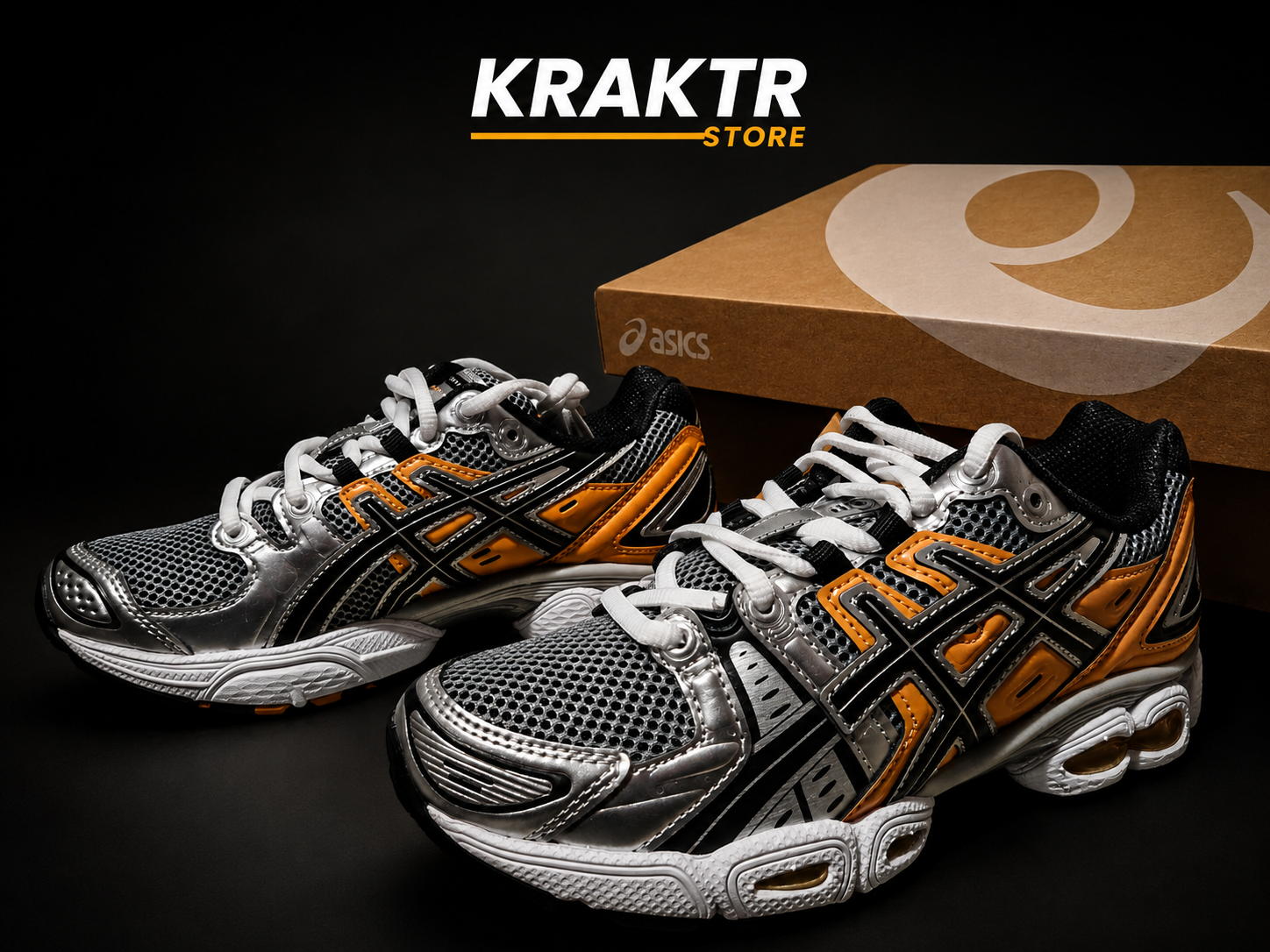 ASICS GEL-NIMBUS 9 Sheet Rock Orange Lily Taille 36 | KRAKTR STORE