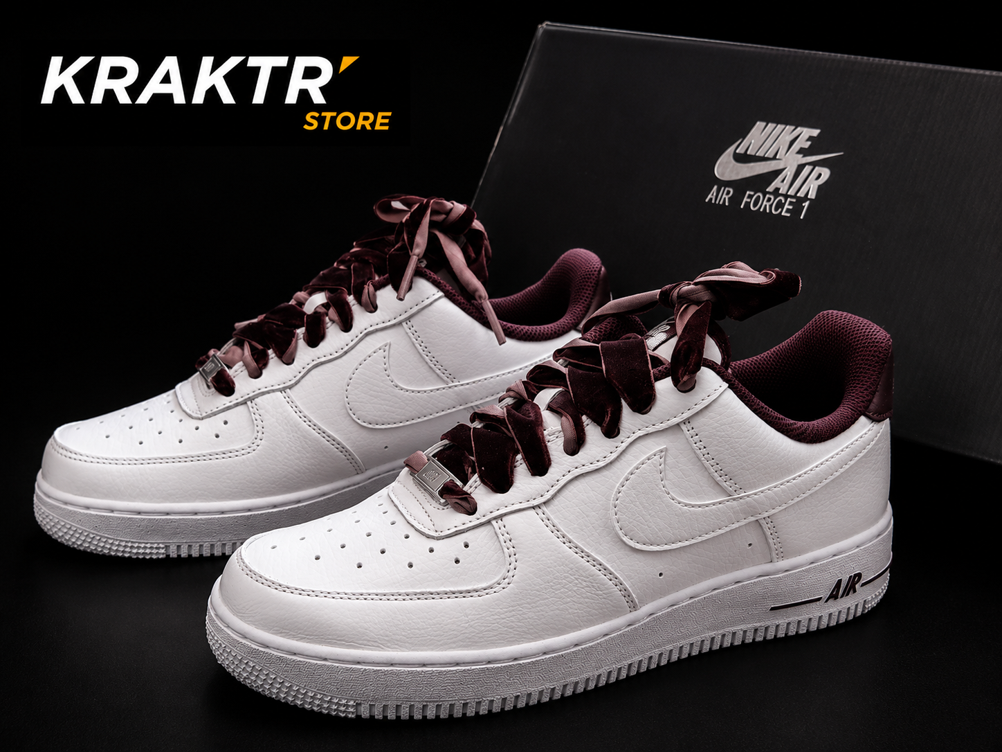 Nike Air Force 1 '07 Vintage Burgundy Crush Tailles 38 et 38.5 | KRAKTR STORE