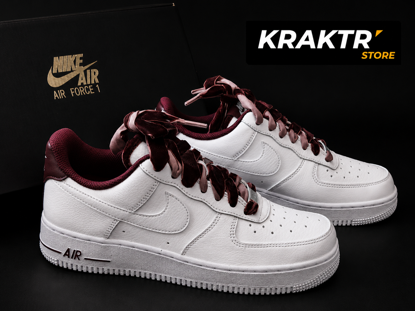 Nike Air Force 1 '07 Vintage Burgundy Crush Tailles 38 et 38.5 | KRAKTR STORE