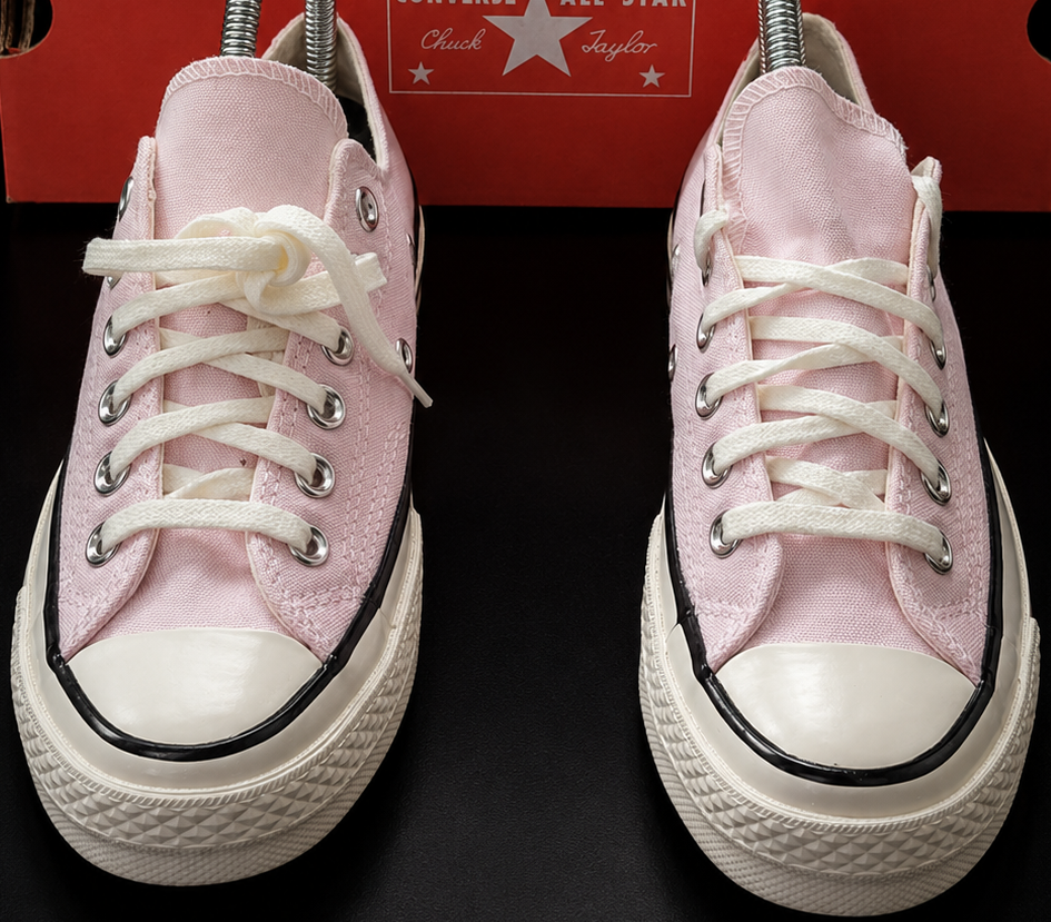Converse Chuck 70 OX Pink Frosting vue de dessus 