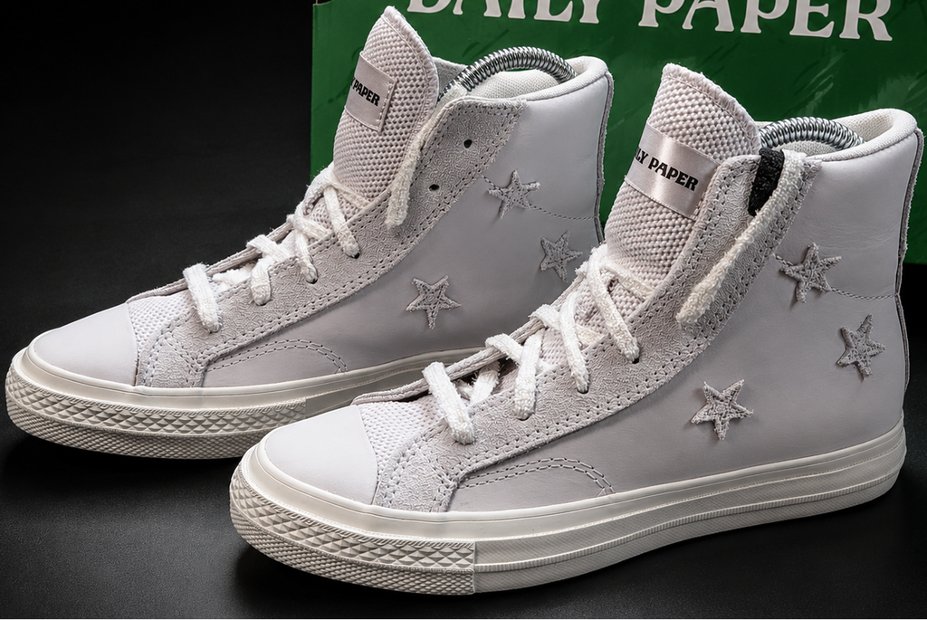 Converse x Daily Paper Star Player 76 Hi White Sand profil intérieur