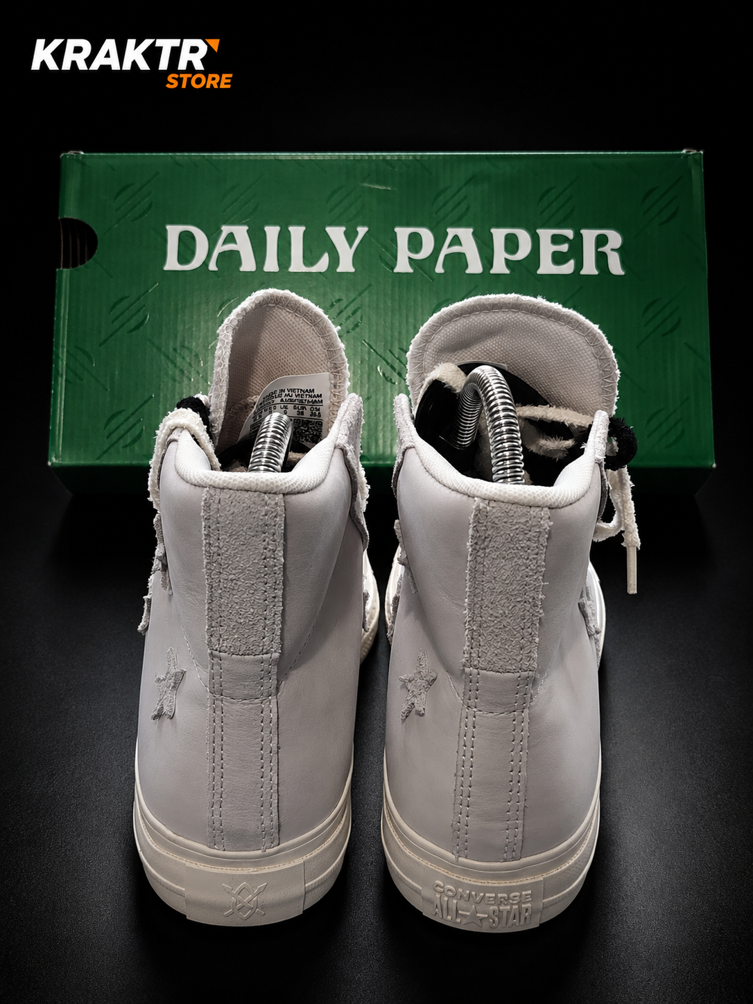 Converse x Daily Paper Star Player 76 Hi White Sand - Taille 38