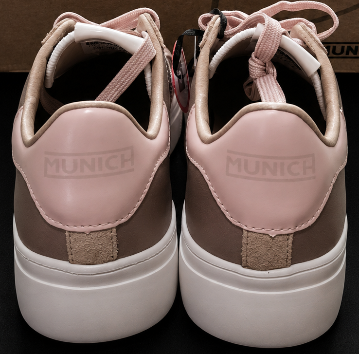 Munich Rete Sky 81 Rose Nude Femme vue arrière talons