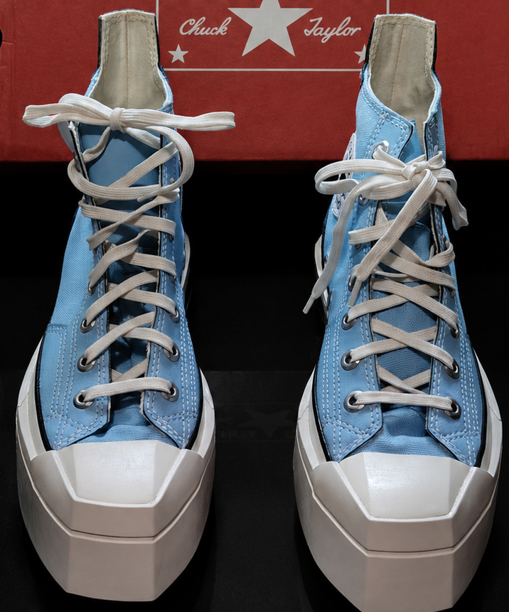Converse Chuck 70 De Luxe Squared Hi vue dessus détails premium