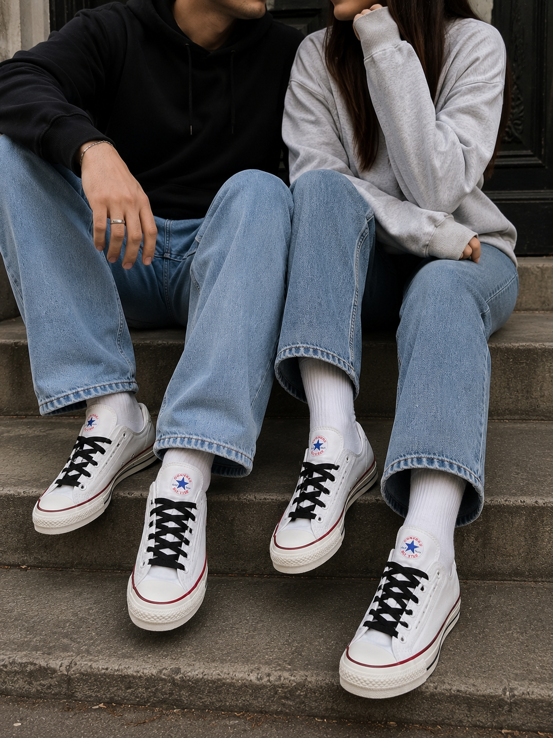 Converse Chuck 70 Puff OX semelle extérieure détail authentique couple