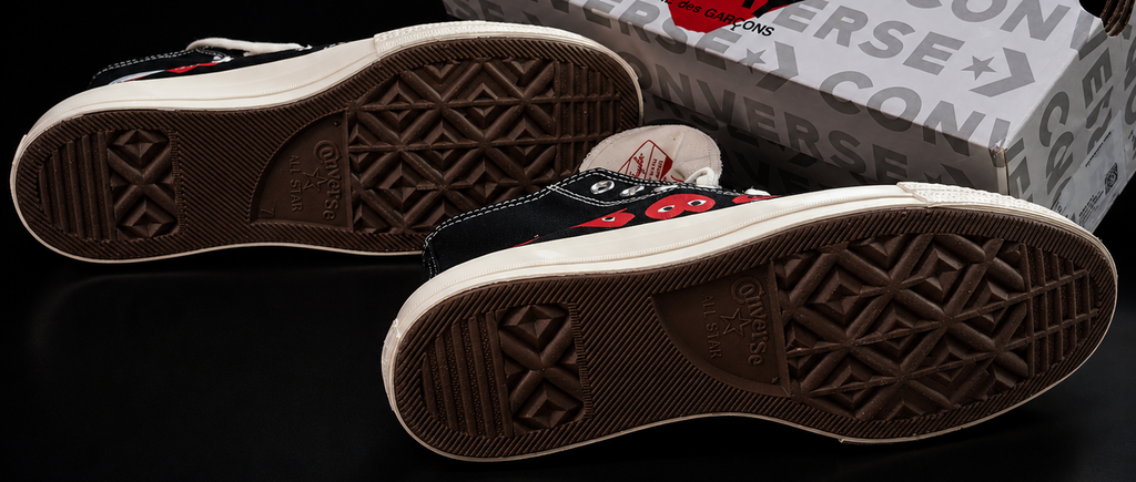 Converse Chuck 70 CDG Play semelle extérieure détail authentique