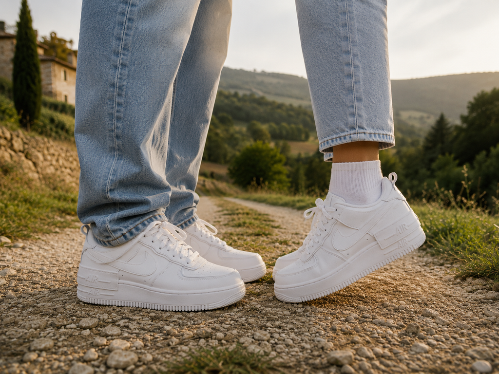 Nike Air Force 1 Shadow portée style streetwear femme