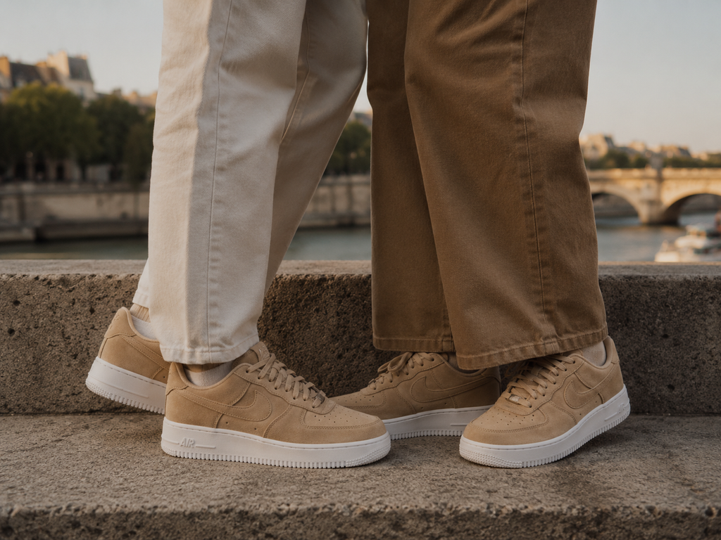 Nike Air Force 1 Pixel portée style streetwear femme