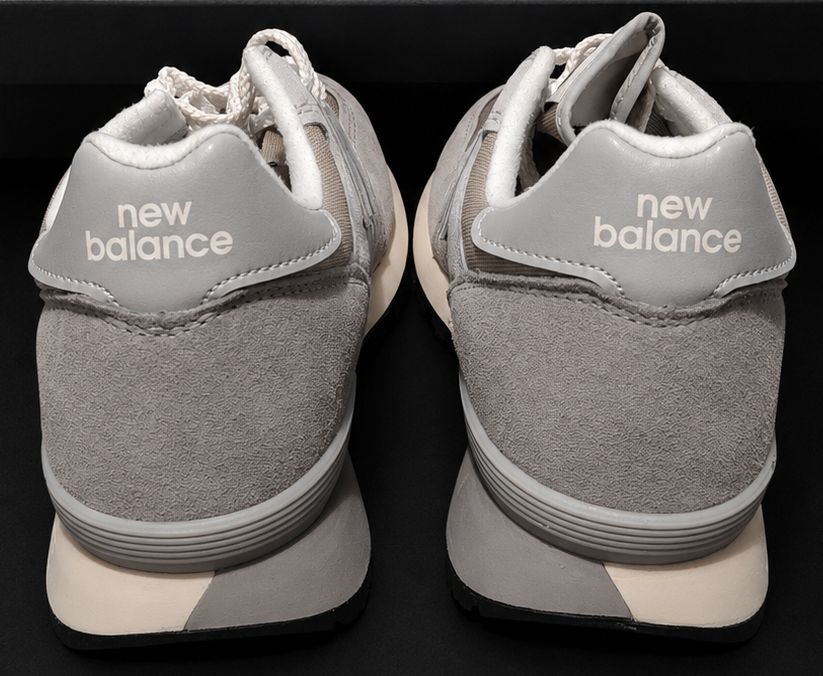New Balance 475 Beige Moonbeam vue arrière détail talon