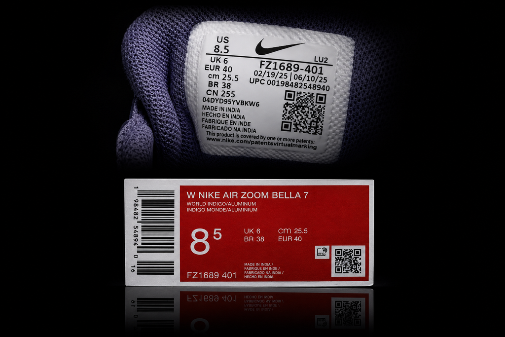 Étiquettes authentiques Nike Air Zoom Bella 7 Femme EU 40