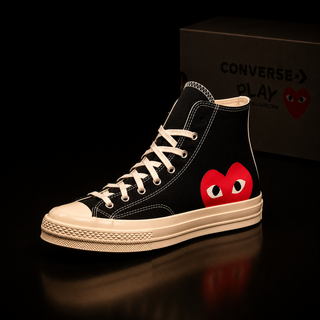 Converse Chuck 70 Comme des Garçons Play 150204C vue 3/4 extérieure droite
