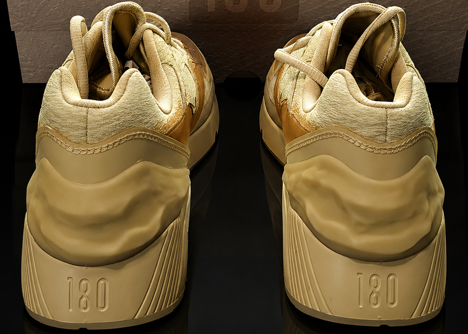 Nike Air 180 SP Bronzine Beige vue arrière 