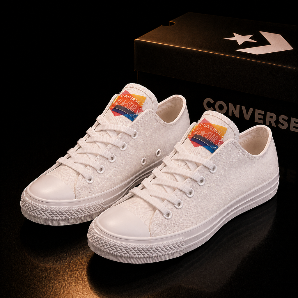 Converse CTAS Ox 165330C Unisexe vue 3/4 intérieure gauche fond noir premium
